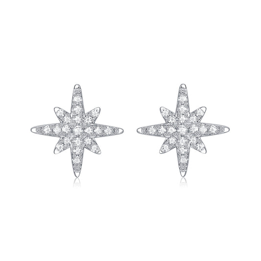E11 Meteor moissanite earrings E11545
