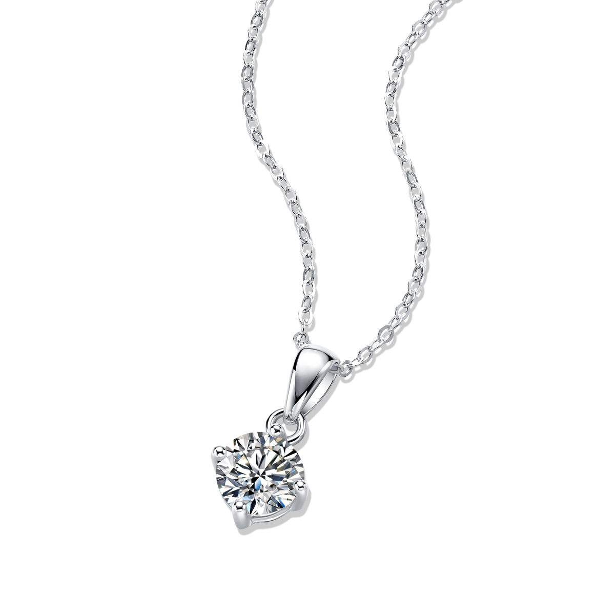 Necklaces-Moissanite loose stone factory customization dzlj003